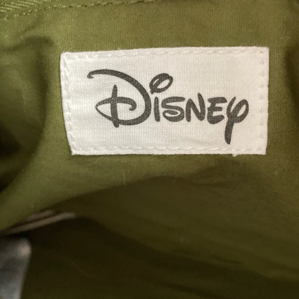 Disney Bambi & Flower Quilted Tote Brown Trim Floral Embroidered Straps - Picture 2 of 11